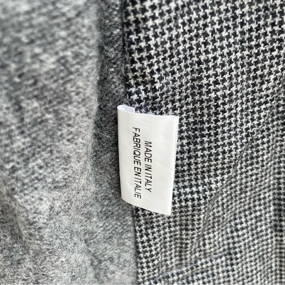 RODA Men Grey Wool Sweater Blazer Travel jacquard Jacket M 48 Made in Italy - Picture 5 of 9